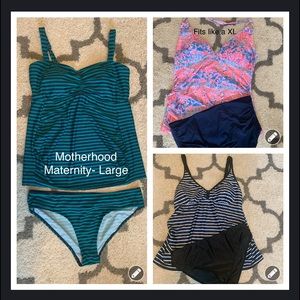 Maternity Bathing Suits- Lot of 3